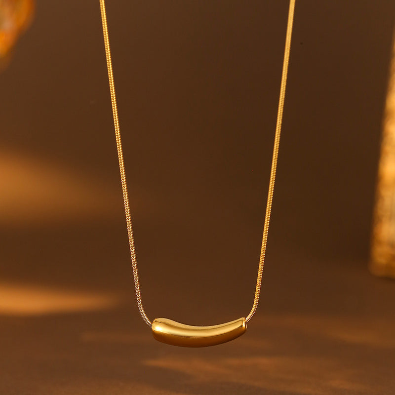 Minimal Bar Pendant Necklace - image 4