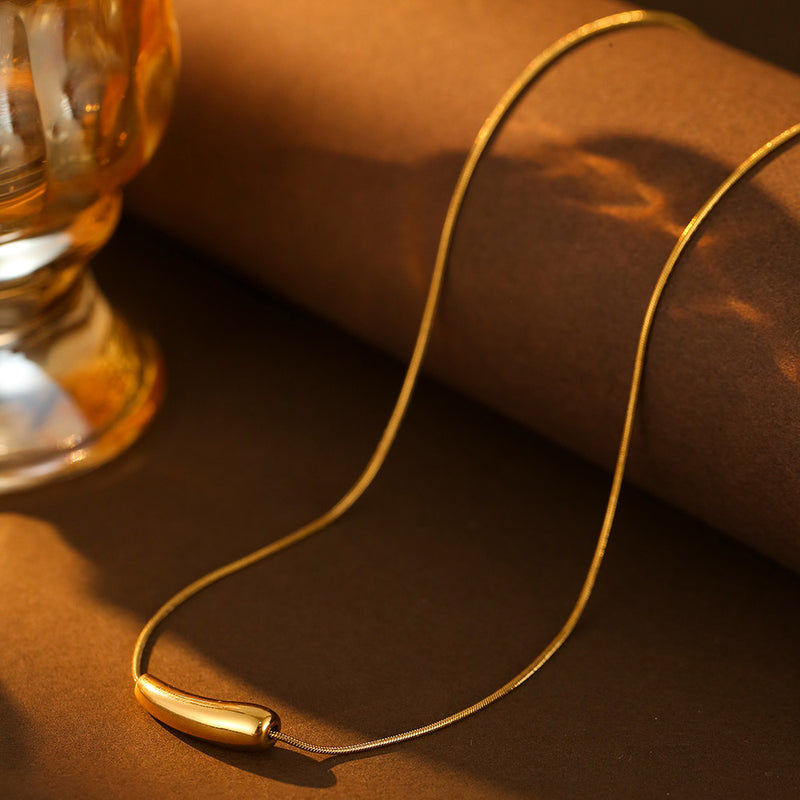 Minimal Bar Pendant Necklace - image 5