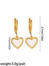 Heart Huggie Earrings - image 1
