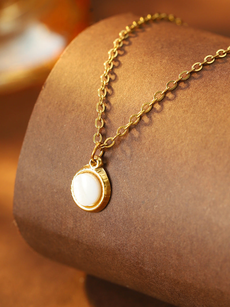 Round Glow Pendant Necklace - image 6