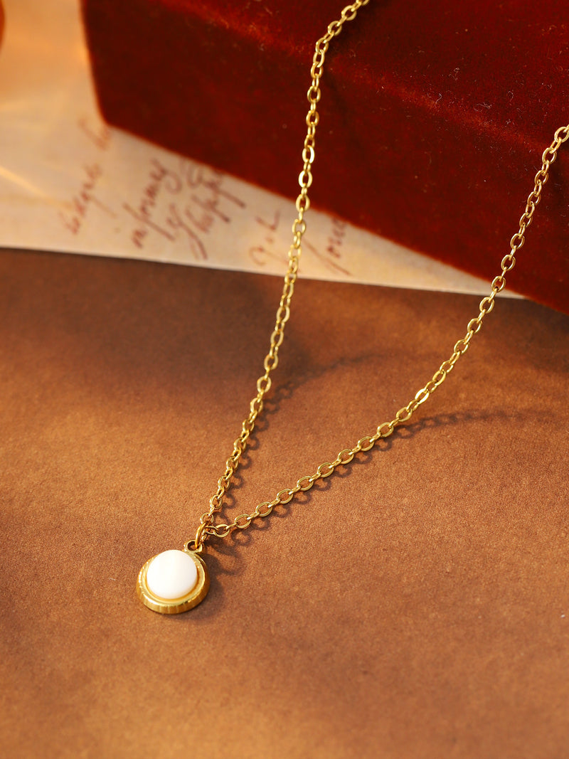 Round Glow Pendant Necklace - image 7