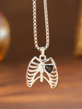 Heart Ribcage Pendant Necklace - image 4