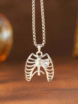Heart Ribcage Pendant Necklace - image 5