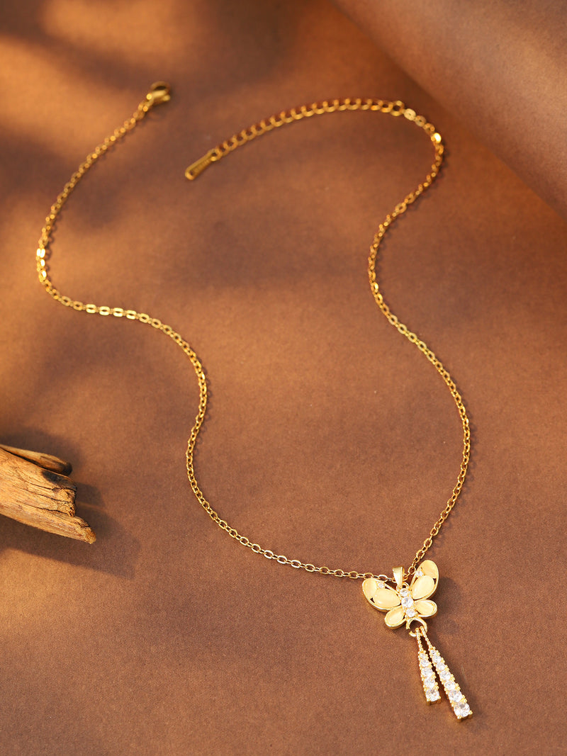 Butterfly Tassel Necklace - image 5