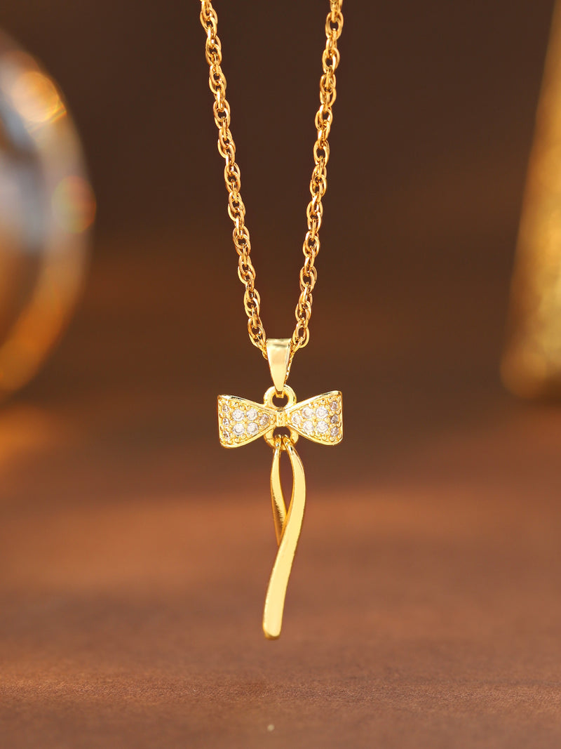 Bow Pendant Necklace - image 3
