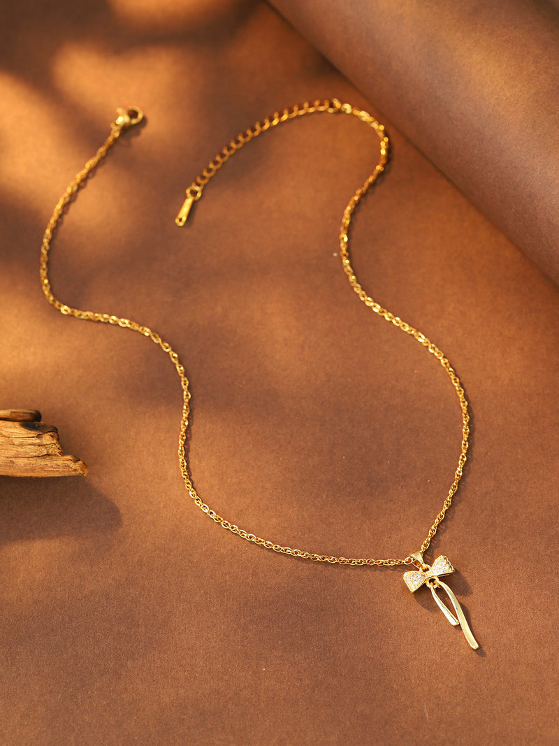 Bow Pendant Necklace - image 4