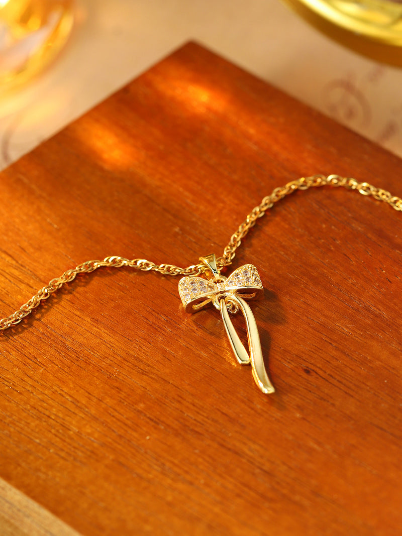 Bow Pendant Necklace - image 5