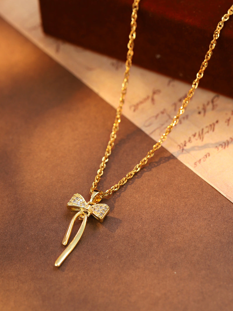 Bow Pendant Necklace - image 7